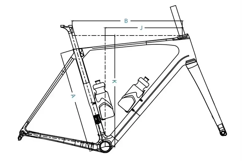 Cuadro de tallas bicicleta Sava Aero X